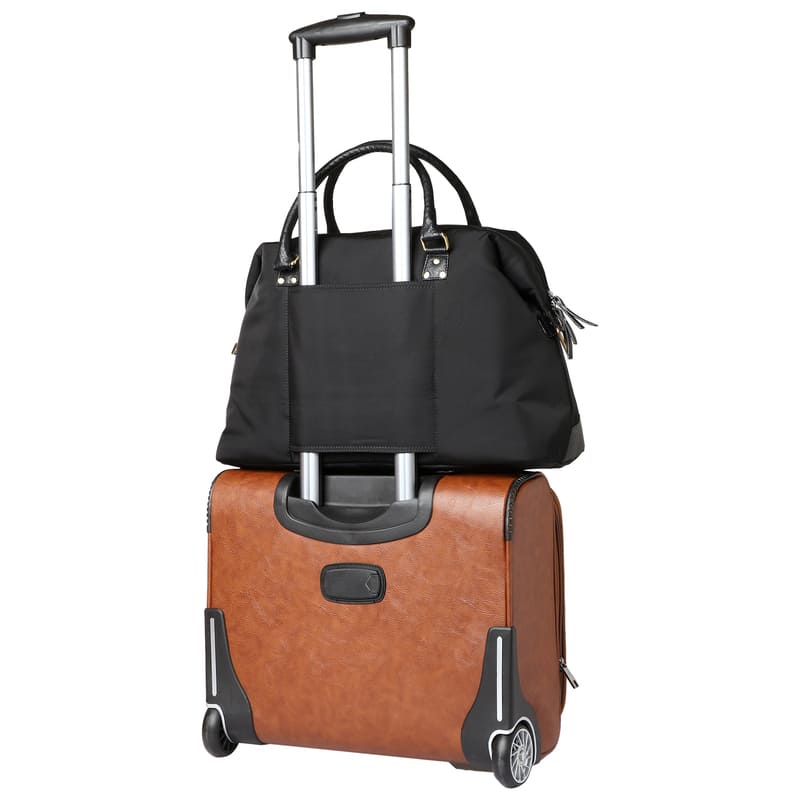 Mona B - Unisex Duffel Gym Travel and Sports Bag: Milan Black - RP-305 BLK