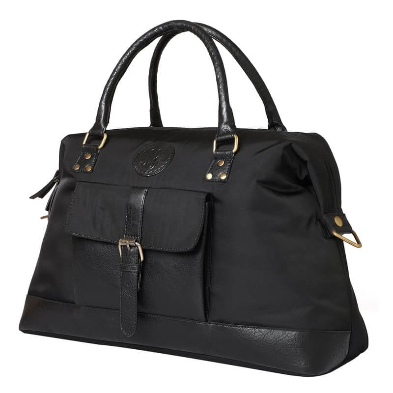Mona B - Unisex Duffel Gym Travel and Sports Bag: Milan Black - RP-305 BLK