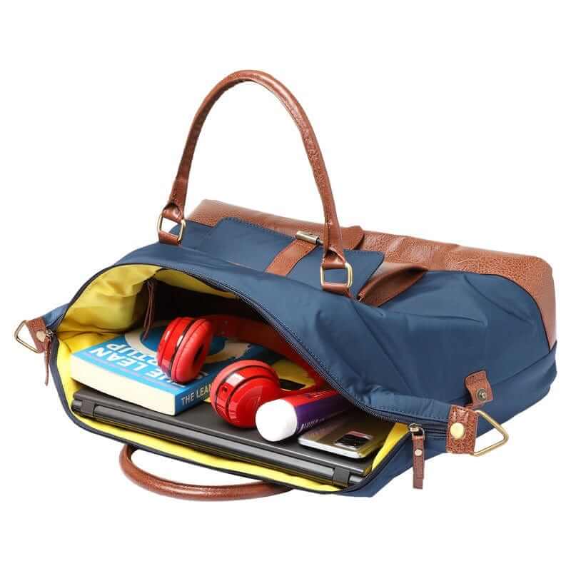 Mona B - Unisex Duffel Gym Travel and Sports Bag: Milan Navy - RP-305 NAV