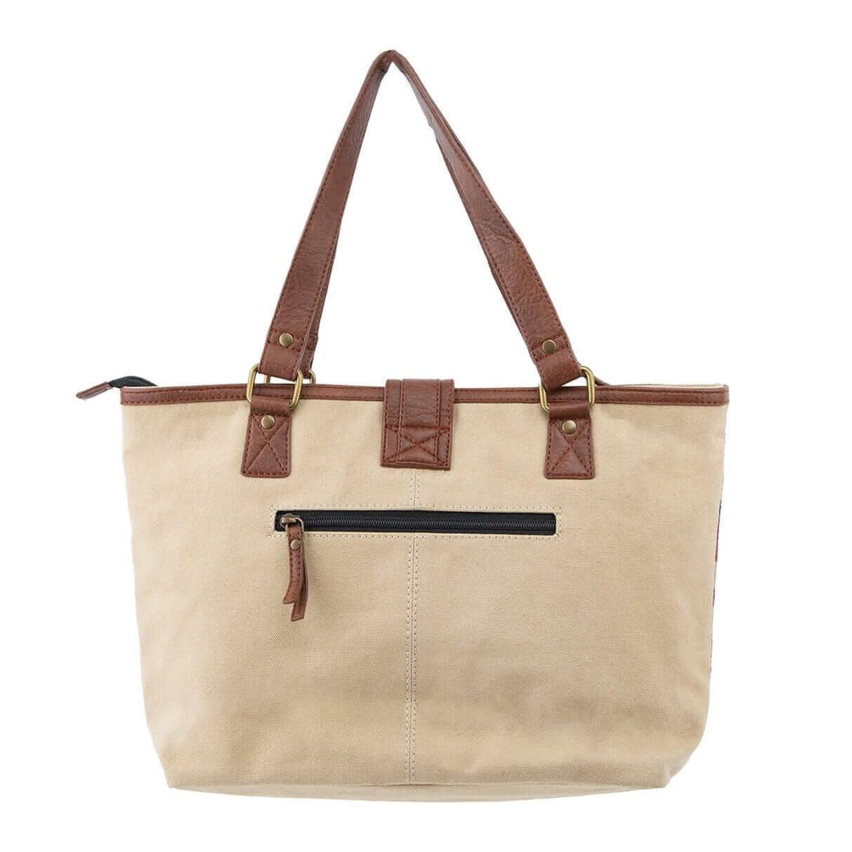 Mona B - Upcycled Canvas Medium Canvas Handbag for Women | Tote Bag | Crossbody Bag for Grocery, Shopping, Travel | Stylish Vintage Shoulder Bags for Women: Metro