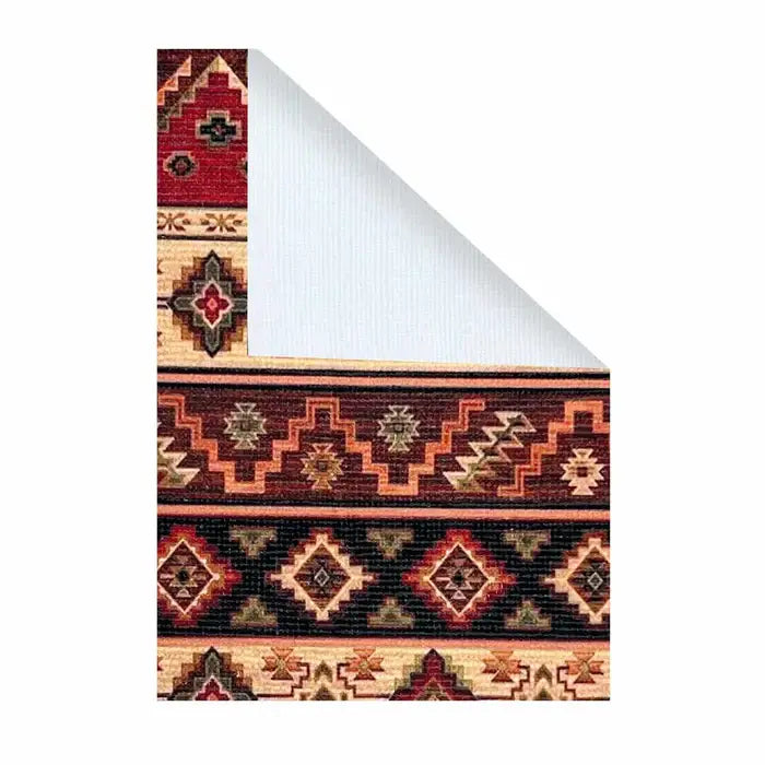 Multicolor Printed Vintage Dhurrie Carpet Rug Runner Floor Mat for Living Room & Bedroom - 3.5x5.5 Feet
