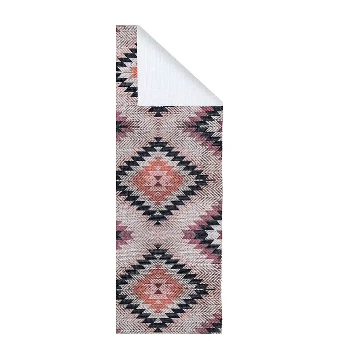 Multi Color Printed Vintage Dhurrie Carpet Rug Runner for Living Room & Bedrooms - 1.83 X 6 Feet