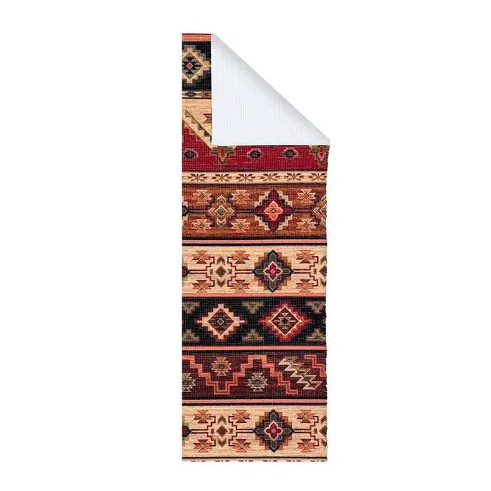 Vintage Dhurrie Runner 1.83x6 Feet - Multicolor Printed Carpet for Living Room, Hall and Bedroom