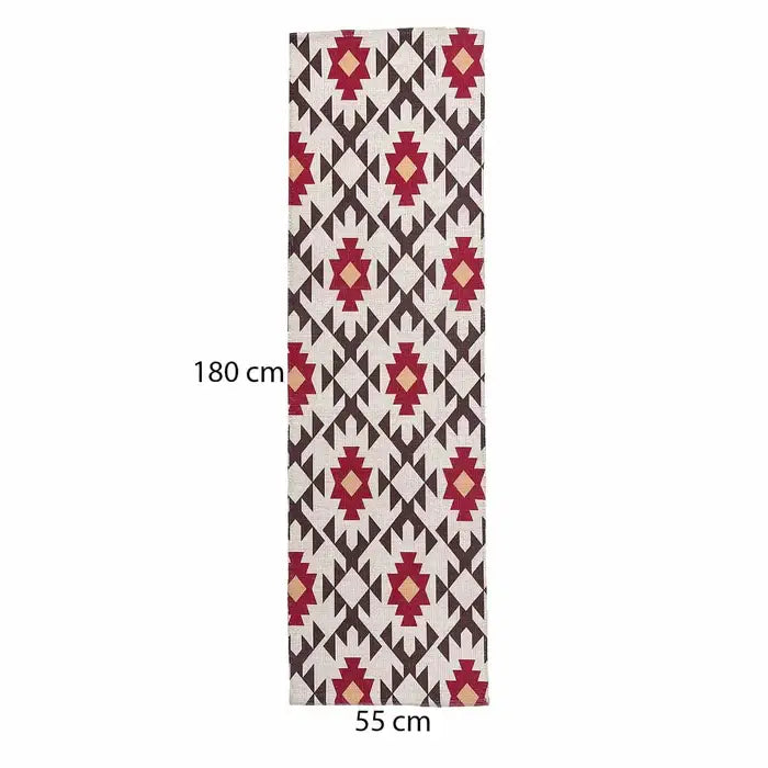 Printed Vintage Dhurrie Runner Carpet - 1.83 X 6 Feet Multi Color Floor Mat