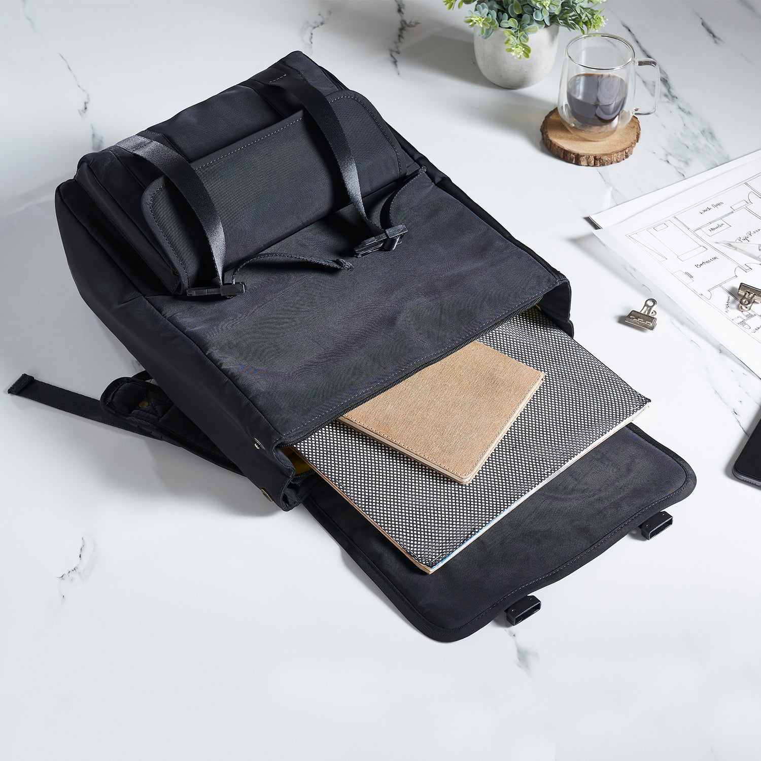 Troy Backpack For Men & Women - Black