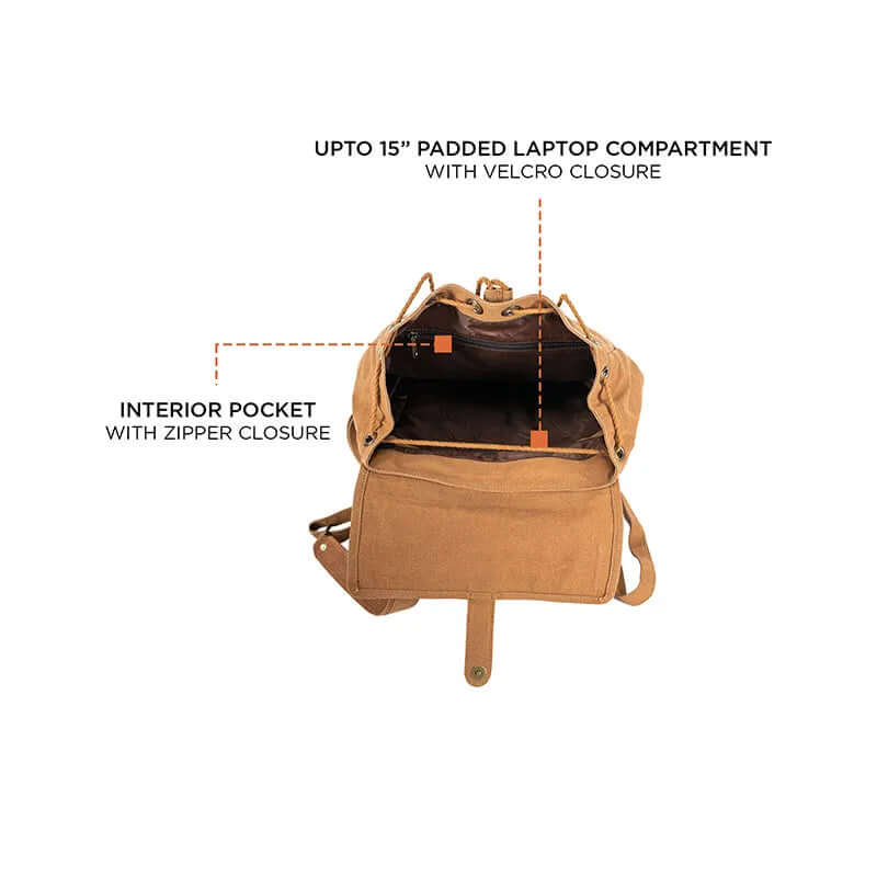 Seth Backpack For Men & Women - Brown