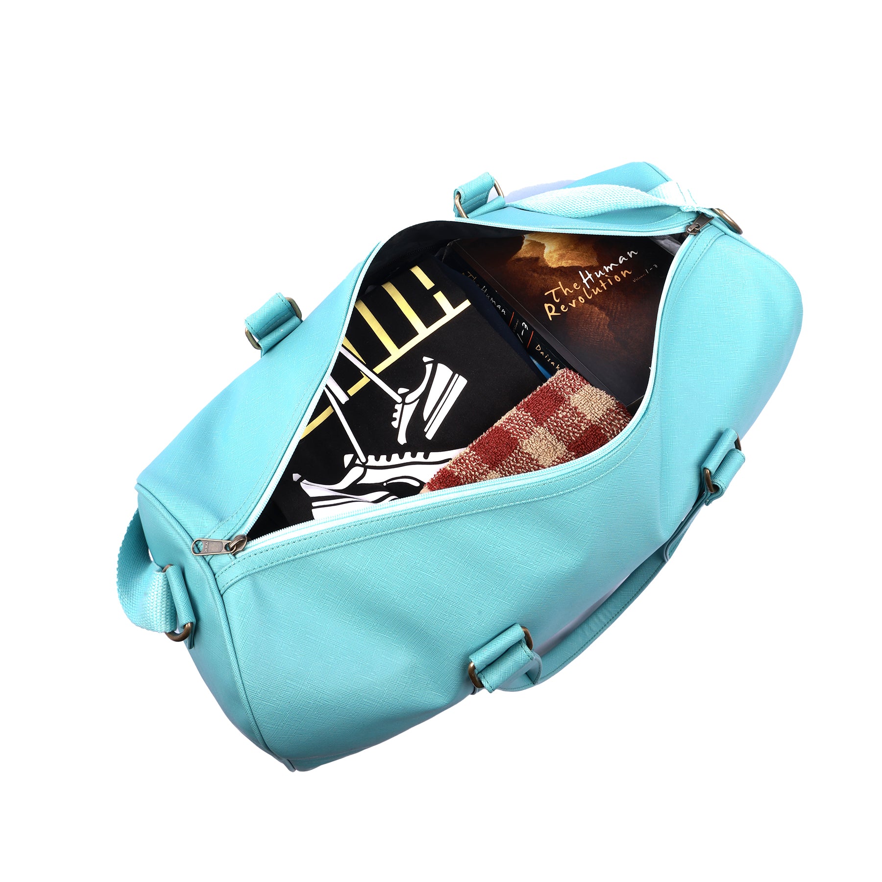 Miles Duffle Bag for Men & Women – Stylish, Spacious & Travel-Ready - Turquoise
