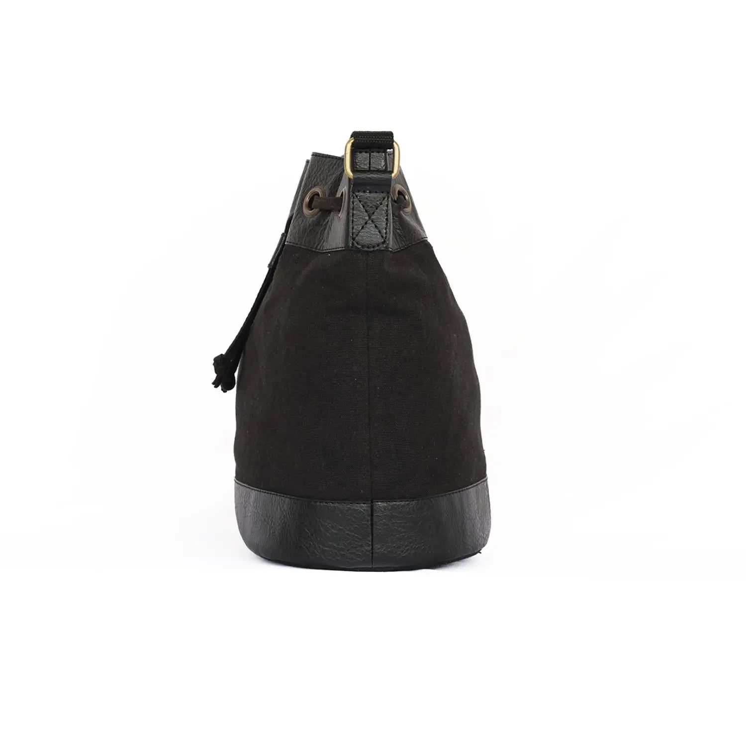 Bucket Crossbody Bag for Women - Black