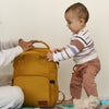 Mona B Verde Diaper Backpack: Mustard