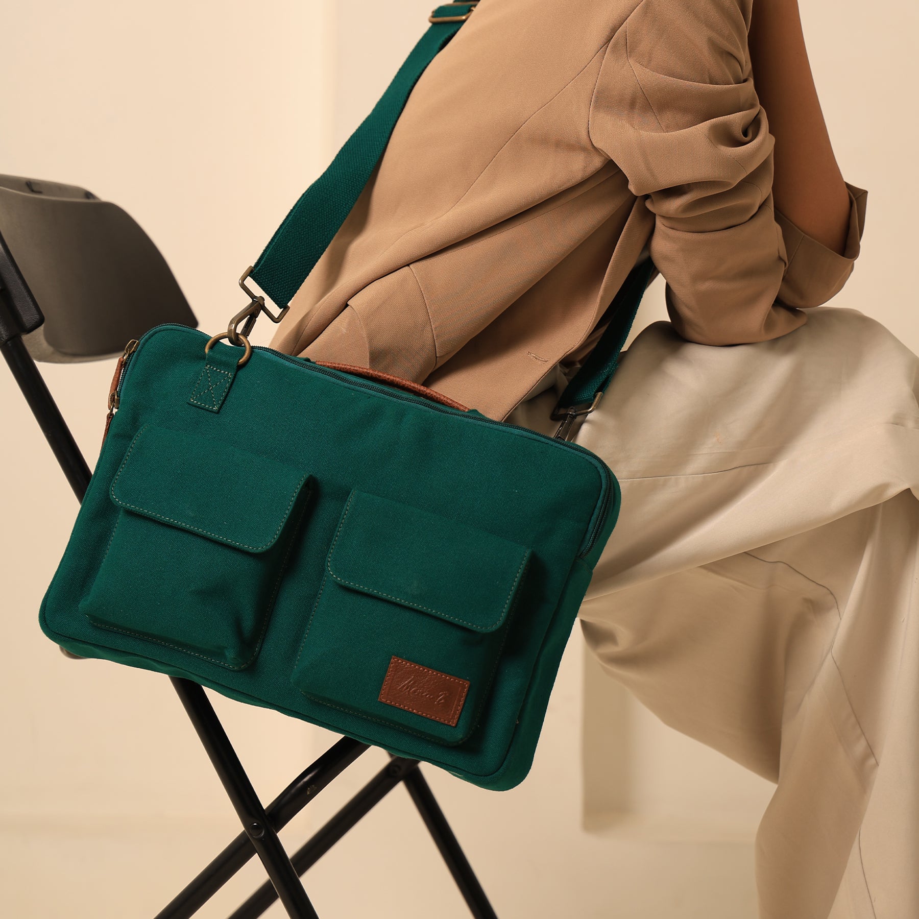 Cleveland Laptop Sleeve Bag for Men & Women – Stylish, Durable & Eco-Friendly - Teal