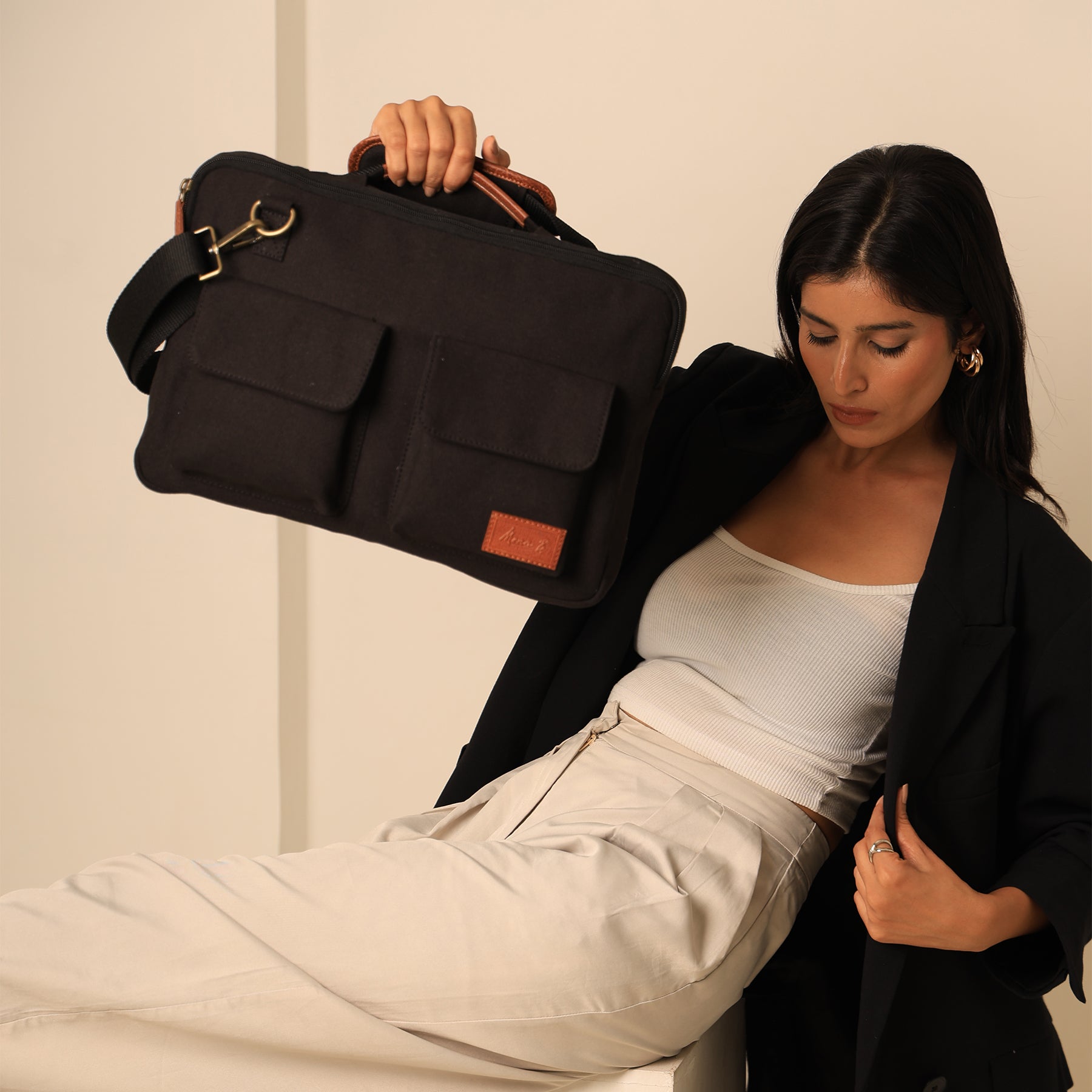 Cleveland Laptop Sleeve Bag for Men & Women – Stylish, Durable & Eco-Friendly - Black