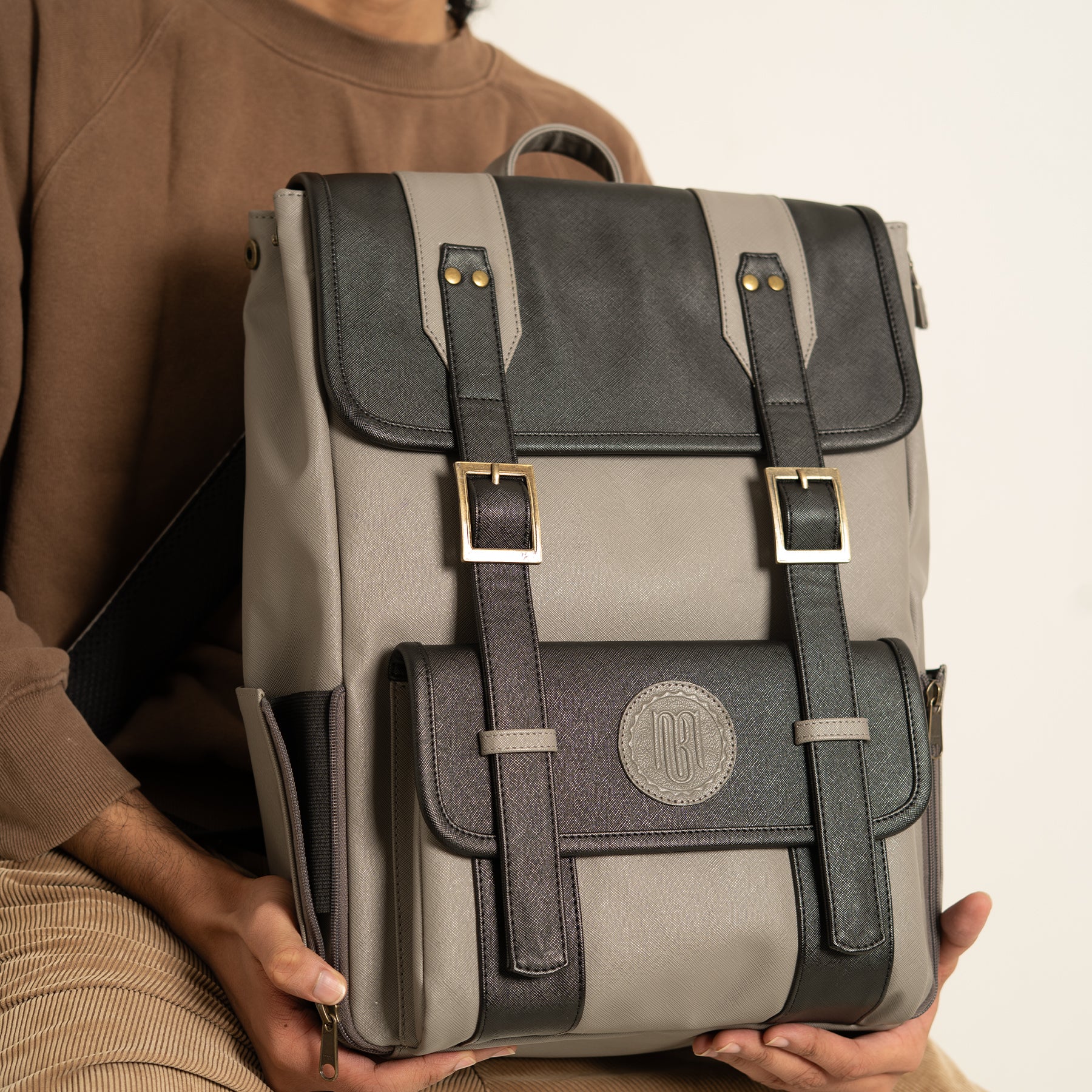 Reed Backpack for Men & Women – Perfect for Work, Travel & College - Storm Black