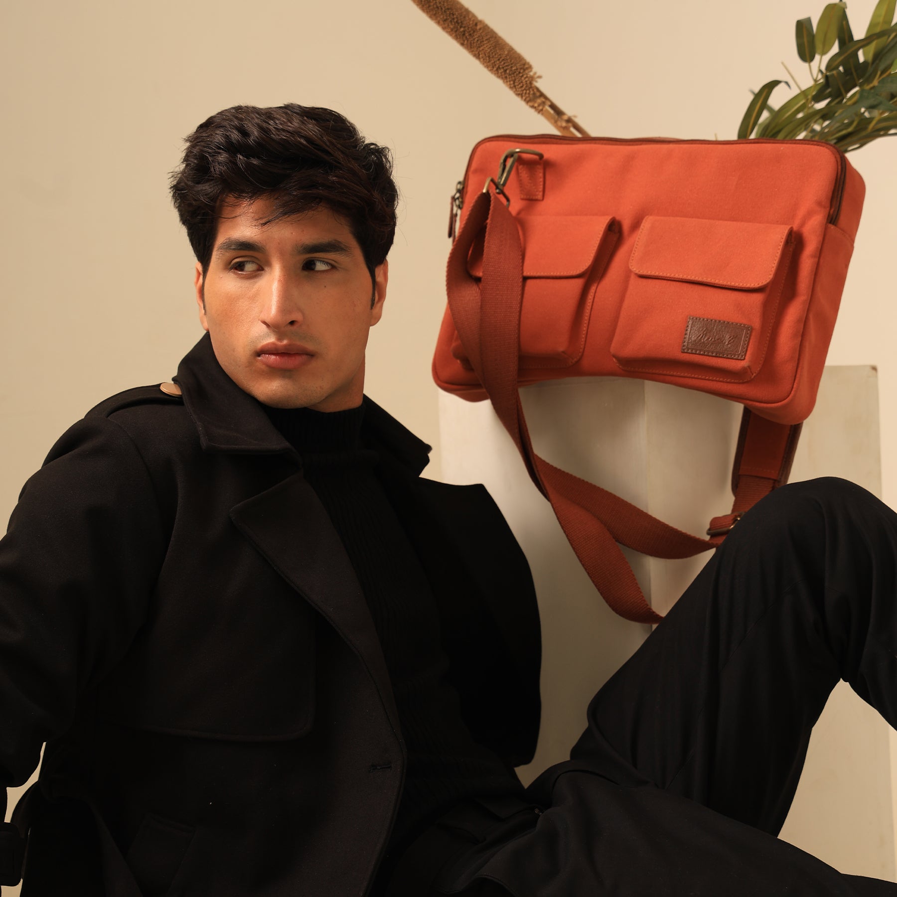 Cleveland Laptop Sleeve Bag for Men & Women – Stylish, Durable & Eco-Friendly - Burnt Orange