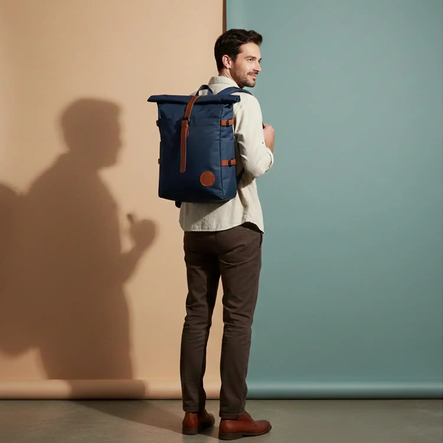 Voyager Backpack for Men and Women: Navy