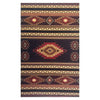 Multicolor Printed Vintage Dhurrie Floor Mat - 3.5x5.5 Feet Carpet Rug Runner for Living Room Bedroom