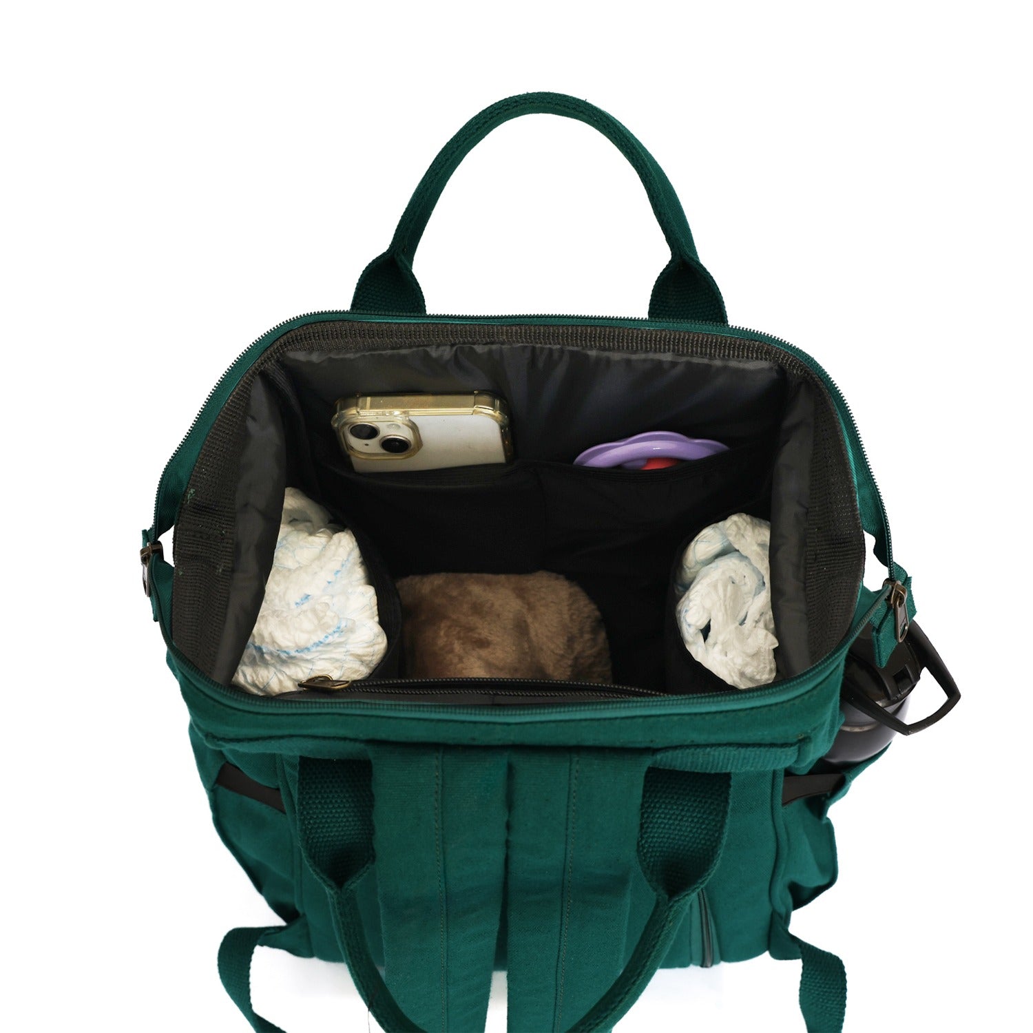 Mona B Verde Diaper Backpack: Teal