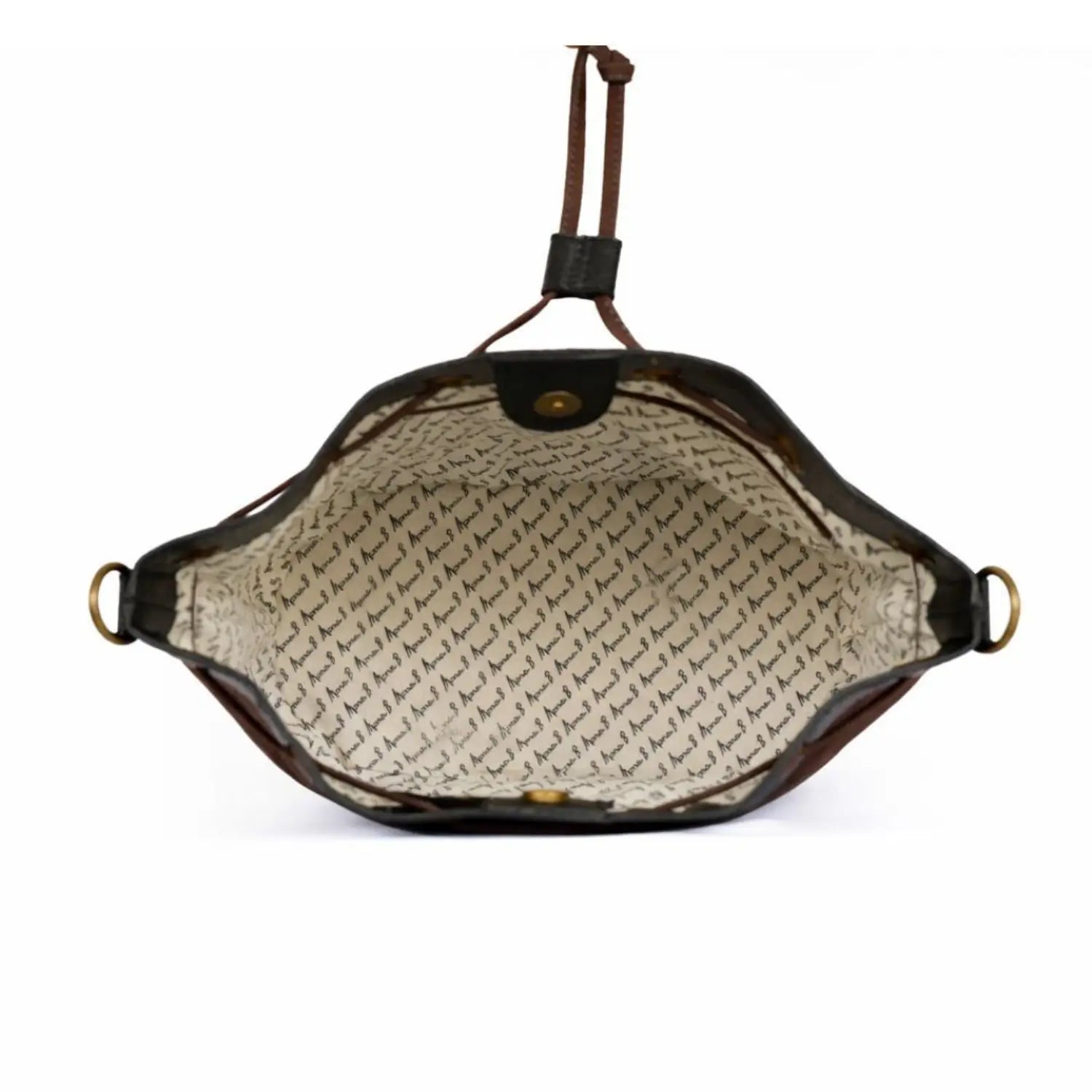 Bucket Crossbody Bag for Women - Chocolate