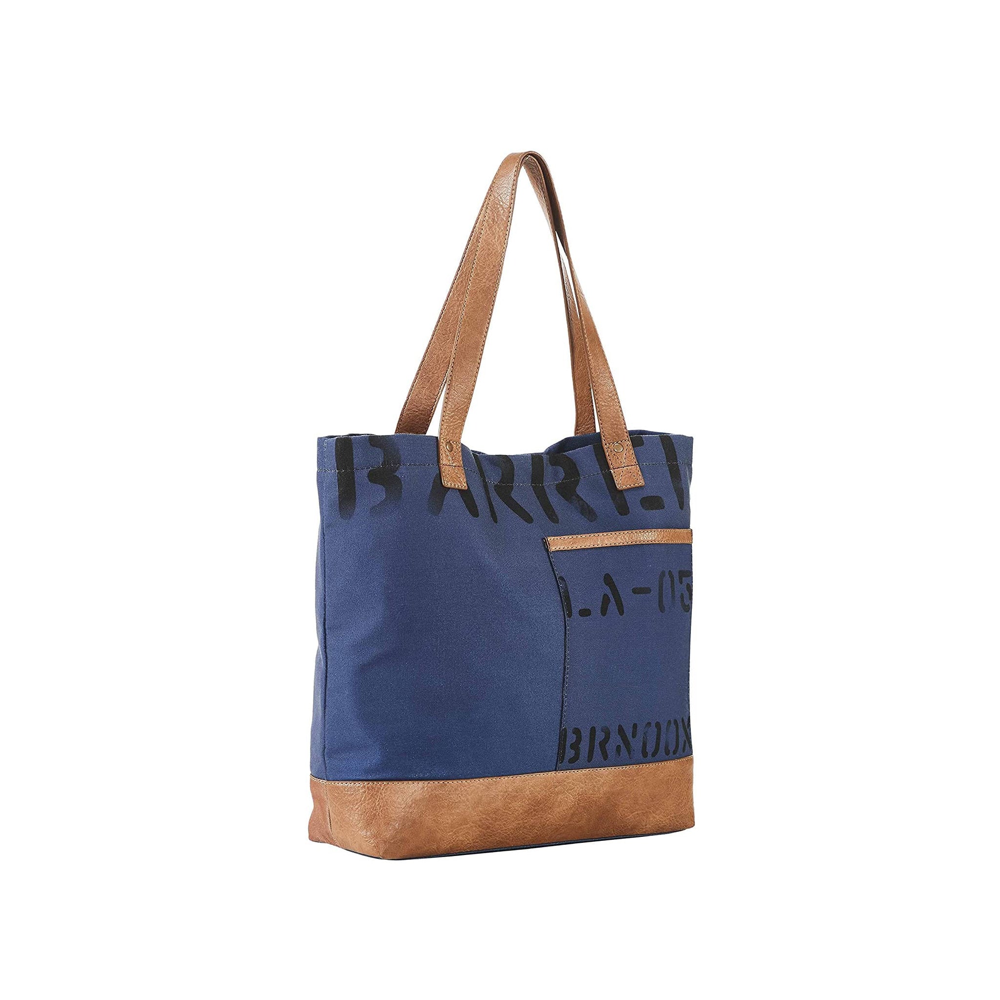 Mona-B Bag Mona B Royal Blue Large Canvas Handbag for Women | Tote Bag for Grocery, Shopping, Travel | Stylish Vintage Shoulder Bags for Women