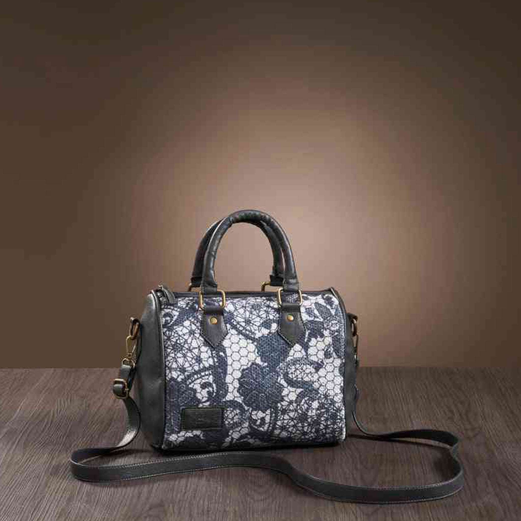 Mona B Canvas Small Vintage Handbag, Shoulder Bag, Crossbody Bag For Shopping, Travel With Stylish Design For Women (Grey, Kilim) - M-7003 - Handbag by Mona-B - Backpack, Flash Sale, Flat40, Sale, Shop2999, Shop3999
