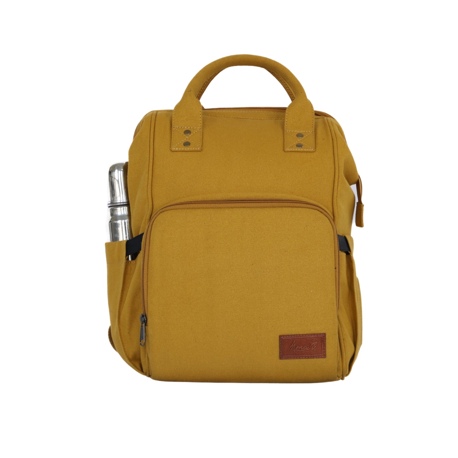 Mona B Verde Diaper Backpack: Mustard