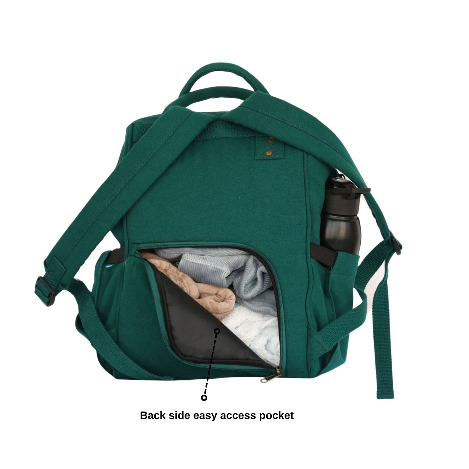 Mona B Verde Diaper Backpack: Teal