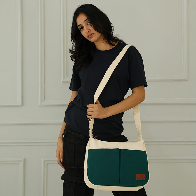 The Urban Duo Crossbody: Teal