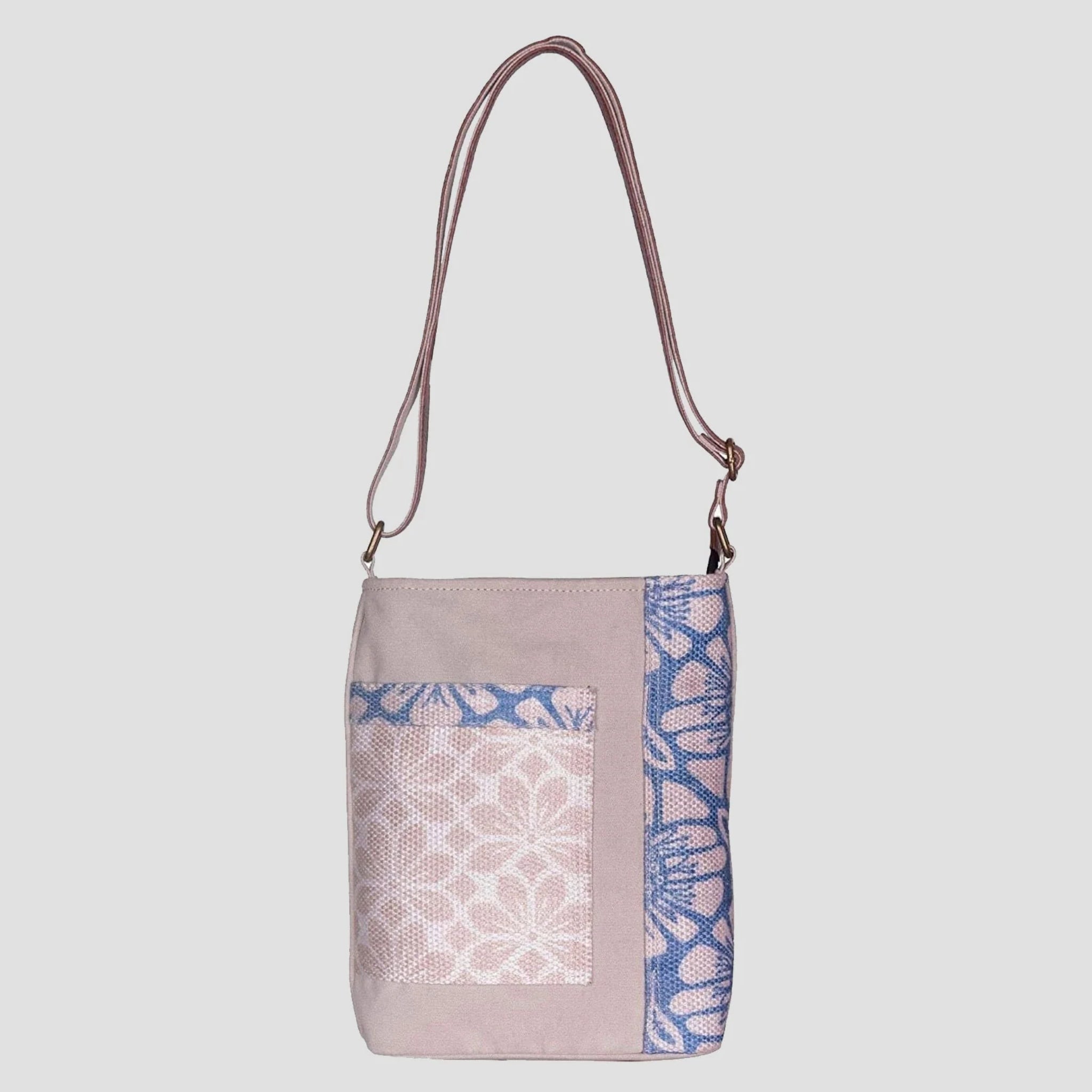 Mona B - Medium Canvas Messenger Crossbody Bag with Stylish Design for Women (June)