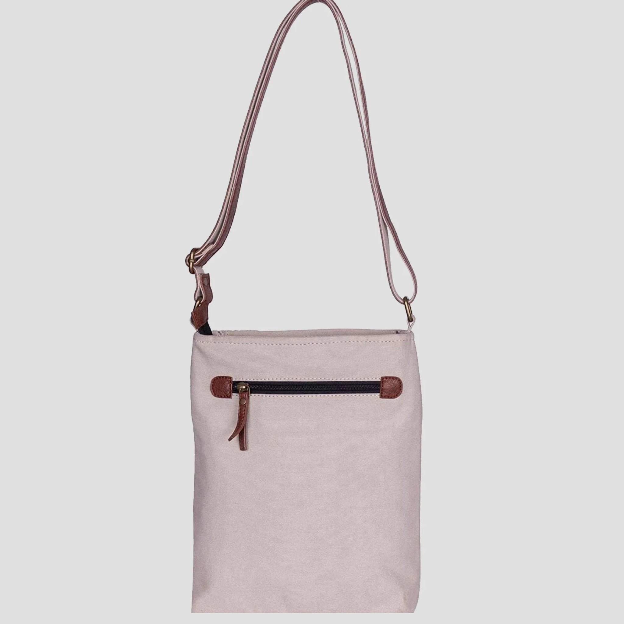 Mona-B Bag Mona B - Medium Canvas Messenger Crossbody Bag with Stylish Design for Women (June)