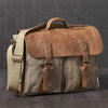 Flap Messenger Laptop Bag for Men & Women - Brown