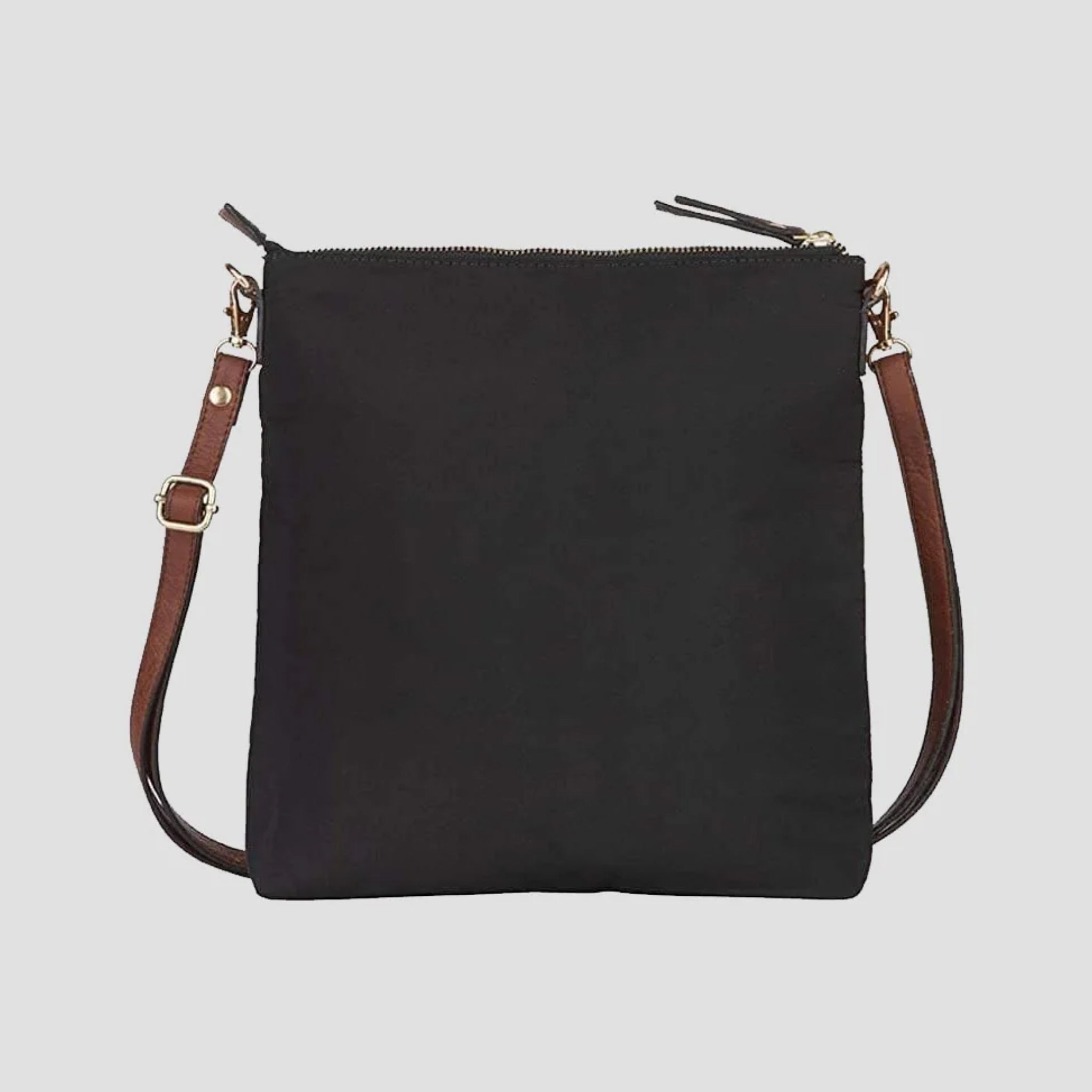 Mona-B Bag Mona B - Medium Messenger Crossbody Bag with Stylish Design for Women (Black)