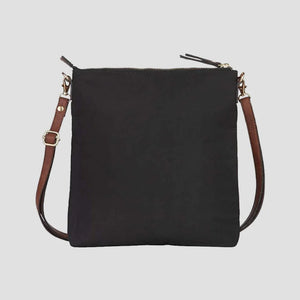 Mona B - Medium Messenger Crossbody Bag with Stylish Design for Women (Black)