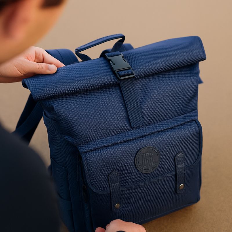 Rearden Rollup Backpack For Men & Women - Navy