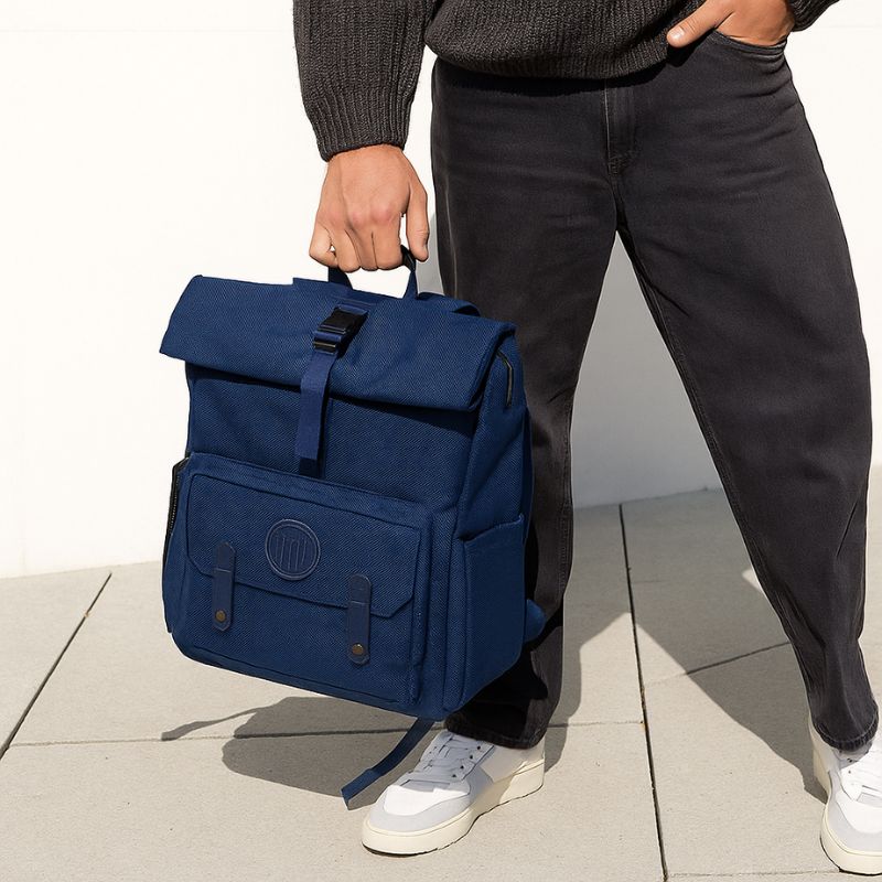 Rearden Rollup Backpack For Men & Women - Navy