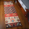 Mona B - Printed Vintage Dhurrie Carpet Rug Runner for Living Room Bedroom: 1.83 X 6 Feet Multi Color - BR-502 RGR