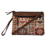 Mona B - Small Canvas Messenger Crossbody Bag | Wristlet Bag with Stylish Design for Women: Lola
