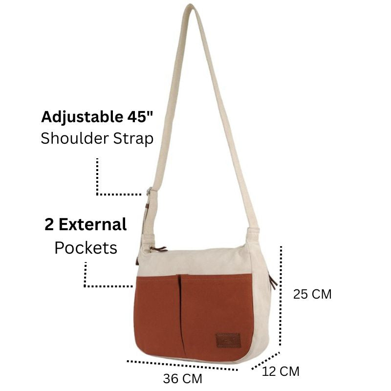 The Urban Duo Crossbody: Rust