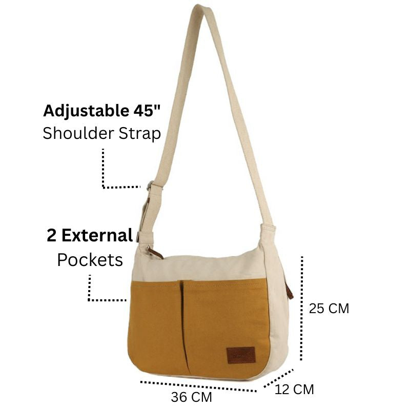 The Urban Duo Crossbody: Mustard