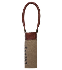 Mona-B Bag Mona B 100% Canvas Wine Bags Perfect to give as a Gift or for Yourself as You New go-to Wine Bag (Cheers)