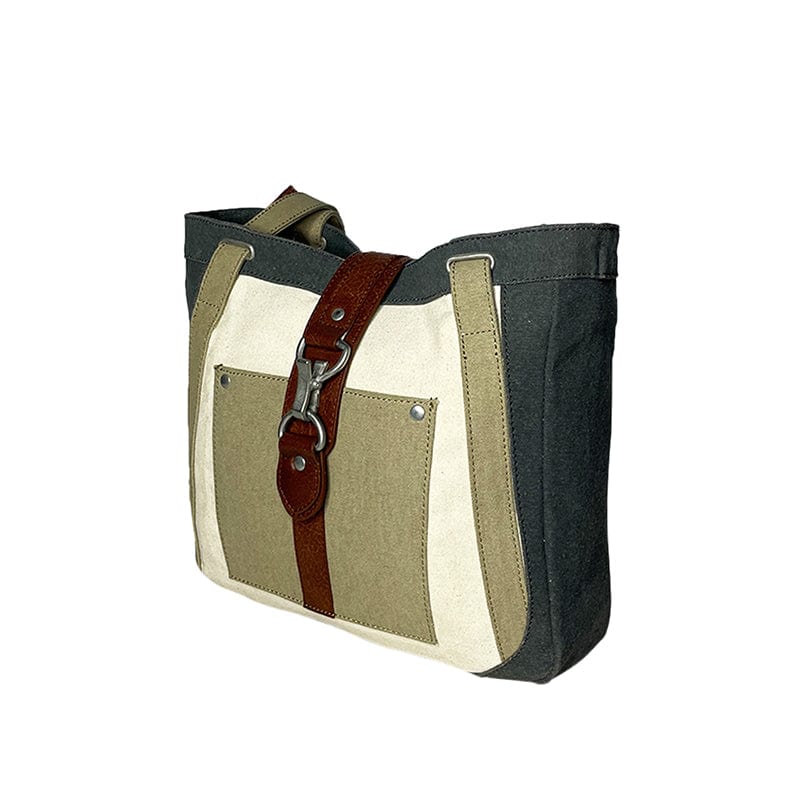 Mona-B Bag Mona B Canvas Handbag for Women | Zipper Tote Bag for Shopping, Travel | Shoulder Bags for Women (Multi-Coloured) - M-4511