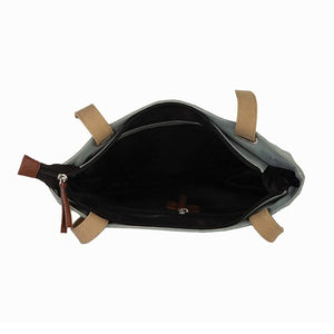 Mona-B Bag Mona B Canvas Handbag for Women | Zipper Tote Bag for Shopping, Travel | Shoulder Bags for Women (Multi-Coloured) - MD-5905