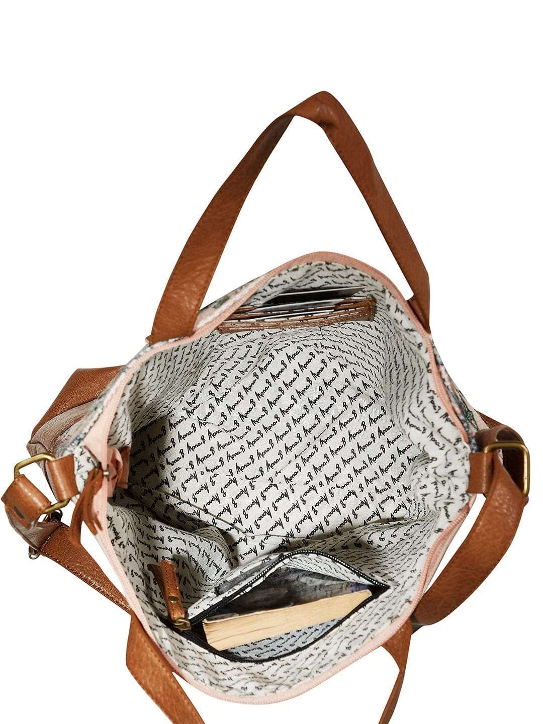 Mona-B Bag Mona B Canvas Large Vintage Handbag, Shoulder Bag, Zipper Tote Bag for Shopping, Travel with Stylish Design For Women (Pink, Kilim) - M-7000