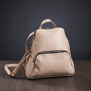Mona-B Bag Mona B Convertible Backpack for Offices Schools and Colleges with Stylish Design for Women: Grace (Nude) - (SH-110 NUD)