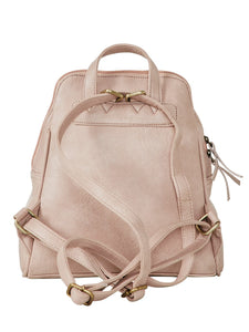 Mona-B Bag Mona B Convertible Backpack for Offices Schools and Colleges with Stylish Design for Women: Grace (Nude) - (SH-110 NUD)