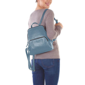 Mona-B Bag Mona B Convertible Backpack for Offices Schools and Colleges with Stylish Design for Women Grace - SH-110 BLU