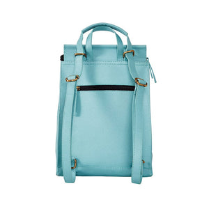 Mona-B Bag Mona B Convertible Backpack for Offices Schools and Colleges with Stylish Design for Women (Turquoise)