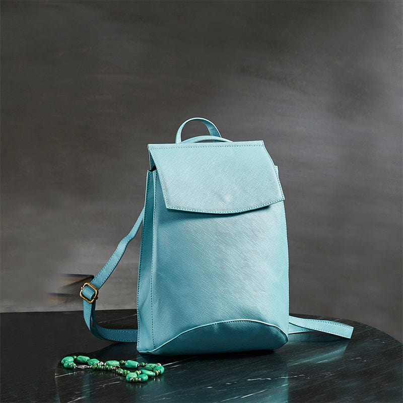 Mona-B Bag Mona B Convertible Backpack for Offices Schools and Colleges with Stylish Design for Women (Turquoise)