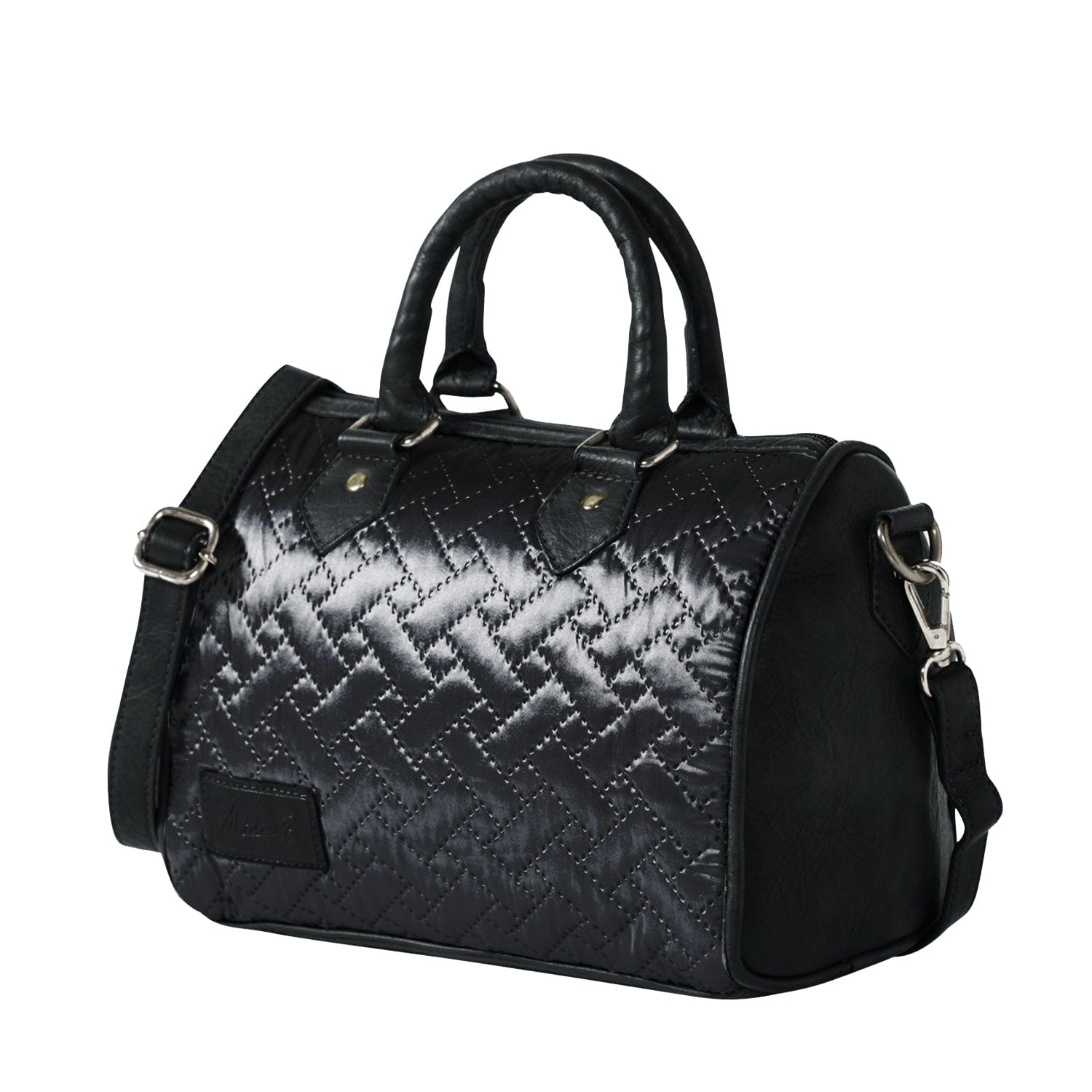 Mona-B Bag Mona B Handbag | Crossbody Bag | Stylish Vintage Shoulder Bags for Women: Naomi Black - QRP-300 BLK