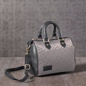Mona-B Bag Mona B Handbag | Crossbody Bag | Stylish Vintage Shoulder Bags for Women: Naomi Steel - QRP-300 STL