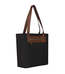 Mona-B Bag Mona B Handbag for Women | Zipper Tote Bag | Crossbody Sling Bag for Grocery, Shopping, Travel | Shoulder Bags for Women: Set of 2 (Black)