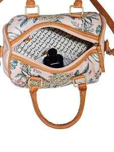 Mona-B Bag Mona B Kilim Inspired Canvas Handbag for Women | Crossbody Bag | Stylish Vintage Shoulder Bags for Women: Pink - M-7001